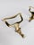 1950s Mid-Century Modern Italian Brass Wall Coat Hooks in the style of Osvaldo Borsani, 1950s, Set of 2 For Sale - Image 5 of 18