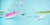Scott Woodard "Regatta of Sorts" Pastel Blue and Pink Abstract Contemporary Landscape Painting, 2022 For Sale