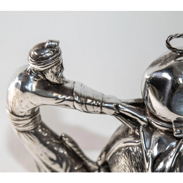 French Silver-Plated Karawan Camel Teapot by Mariage Frères, Paris, 1990s For Sale - Image 12 of 12