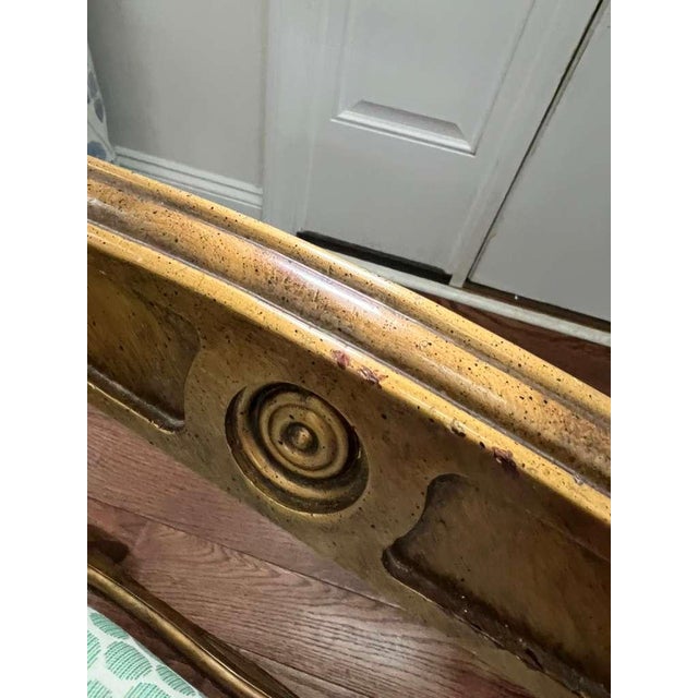 1960s-1970s Hollywood Regency Klismos-Style Chair-Premium Designer Upholstry For Sale In Philadelphia - Image 6 of 7