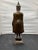 Large Antique 17th C. Thai Ayutthaya Crowned Standing Buddha Bronze - 21" Enhance your collection with this exquisite and...