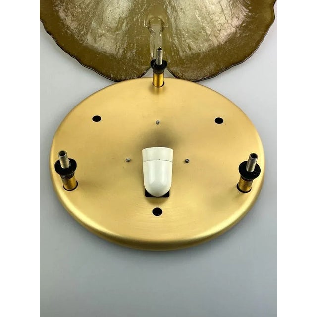 Mid-Century Modern Mid-Century Space Age Ceiling Lamp in Glass from Peill & Putzler, 1970s For Sale - Image 3 of 13