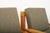 Lounge Chairs with Oak Frame and Green Fabric, Set of 2 For Sale - Image 10 of 15