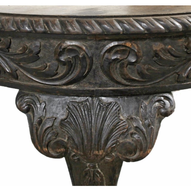 Late 19th Century Antique Library Table Chippendale Style For Sale - Image 5 of 6