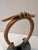 Blue Signed Sculptural Raku Vessel With Woven Handle For Sale - Image 8 of 11