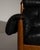 Wood Black Leather Amiral Chair by Eric Merthen, Sweden, 1960 For Sale - Image 7 of 14