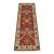 Kazak Runner 2’1” X 5’8” Red Wool Tribal Hand-Knotted Oriental Rug For Sale