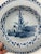 Blue Antique Tin Glazed Earthenware Delft Blue Decorated Plate, English, Circa 1750's For Sale - Image 8 of 12