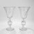Pairpoint Glassworks Art Deco Pairpoint Glass Ardsley Pattern Footed Vases - A Pair For Sale - Image 4 of 13