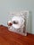 Mid-Century Modern Space Age Wall Sconce in Clear Pressed Molded Glass, 1970s For Sale - Image 3 of 13