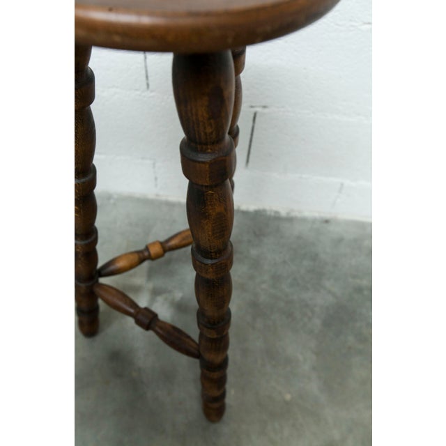 Wood Stools in the style of Charles Dudouyt, 1960s, Set of 2 For Sale - Image 10 of 14