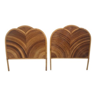 Gabriella Crespi Style Headboards, a Pair For Sale