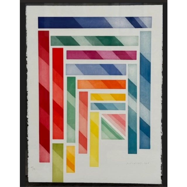 1990s Piero Dorazio, Greece, United Europe, 1997, Etching For Sale - Image 5 of 5