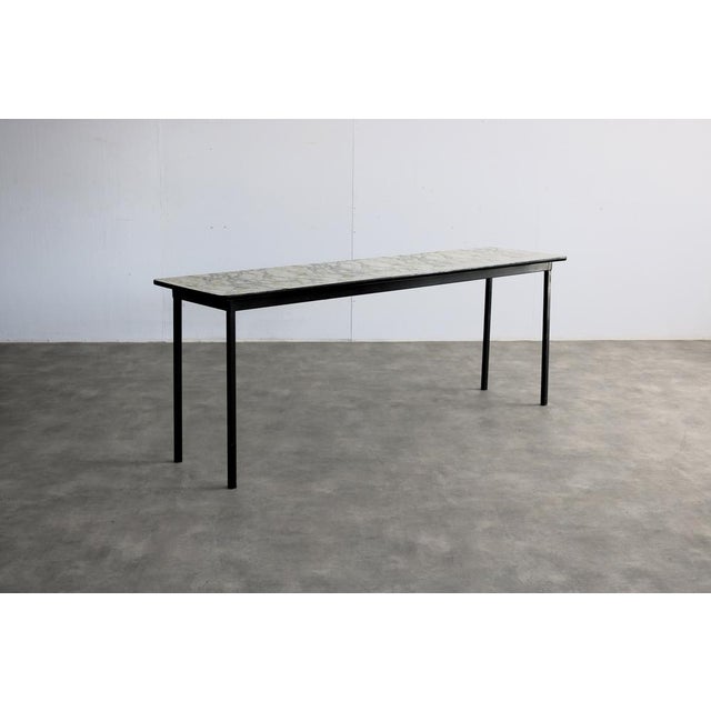 Metal Vintage Formica School Desks, 1960s For Sale - Image 7 of 8