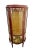 Vintage French Curio, China Cabinet, Half circle Vitrine, Demilune Shape, LED Dimmable Lighting, locking curved glass door...