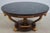 Traditional Baker French Empire Round Faux Marble Top Center Table For Sale - Image 3 of 16