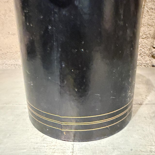 Hollywood Regency Tole Peinte Catch All Umbrella Waste Basket For Sale In San Diego - Image 6 of 11