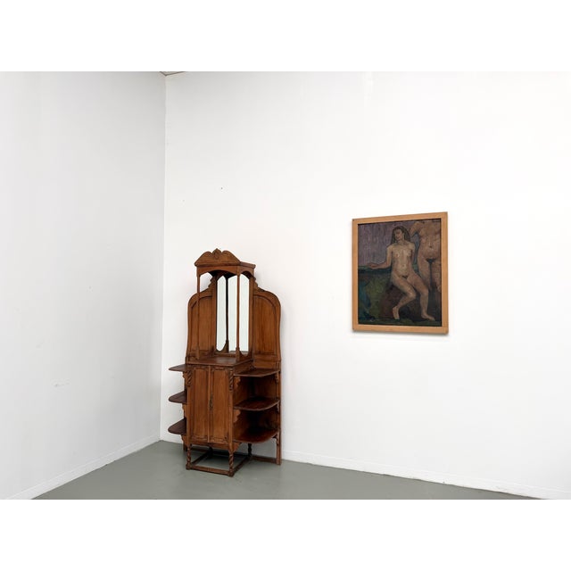 Maison lecan presents this early 20th-century piece of furniture, a completely unique piece of folk art. Its fluid lines...