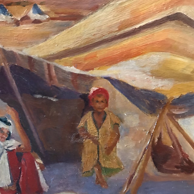 French Mathilde Lenoir French Oil on Canvas Painting For Sale - Image 3 of 8