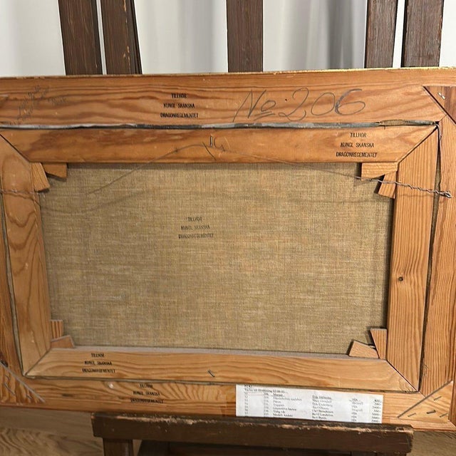 Erik Hilströml, Winter Landscape, 1960s, Oil on Panel, Framed For Sale - Image 8 of 18