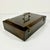 Antique Chinese Boho Chic Chinoiserie Mahjong Game Set, Walnut & Brass Box For Sale - Image 10 of 15