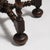 19th Century France Deep Walnut Brown Carved Barley-Twist Pedestal Side Table For Sale - Image 11 of 11