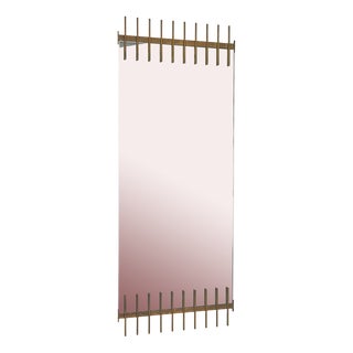 Brass Mirror by Ettore Sottsass, 1960s For Sale
