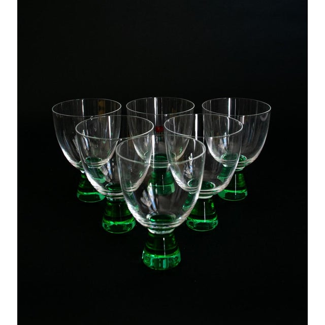 Murano Crystal Martini Glass by Moretti, Set of 6 For Sale - Image 11 of 18