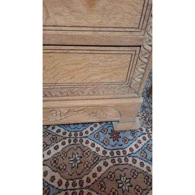 Louis Philippe Oak Chest of Drawers, 1890 For Sale - Image 3 of 12