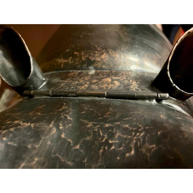 Large Copper Hippo Bar Sculpture in the style of Xavier Lalanne, 1980s For Sale - Image 14 of 17