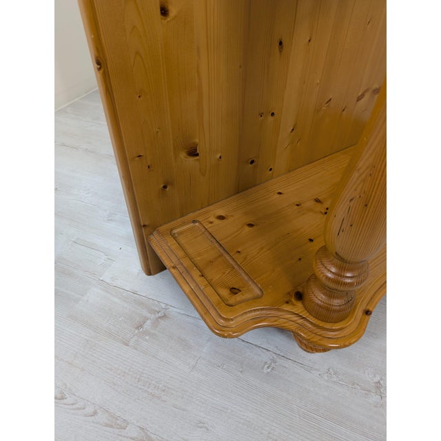 Art Nouveau Pine Dressing Table with Mirror For Sale - Image 17 of 18
