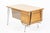 Heywood-Wakefield Kem Weber Trimline Desk for Heywood Wakefield, Mid Century Modern Birch and Chrome Office Desk, 1950s For Sale - Image 4 of 16