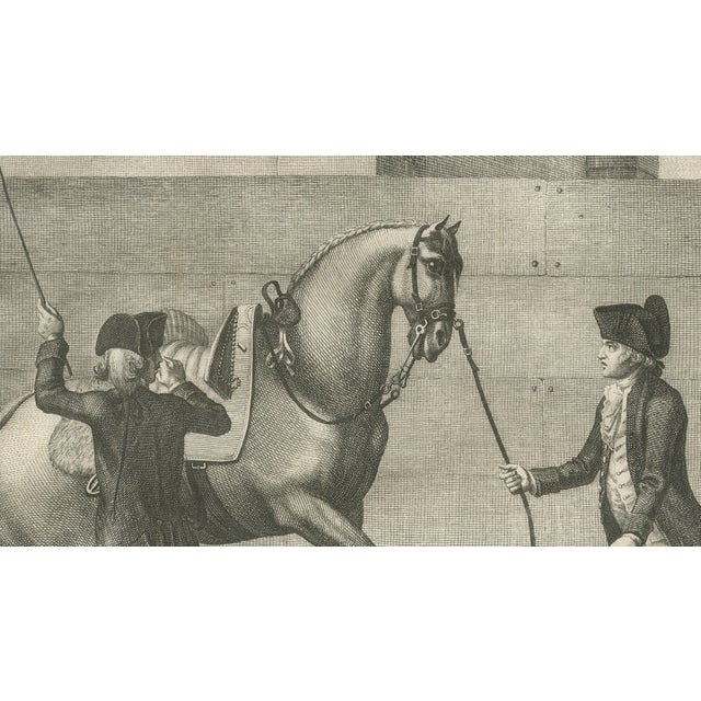 Gaspar Fróis Machado, Equestrian Training Horsemanship, 1790, Engraving, Set of 3 For Sale - Image 12 of 15