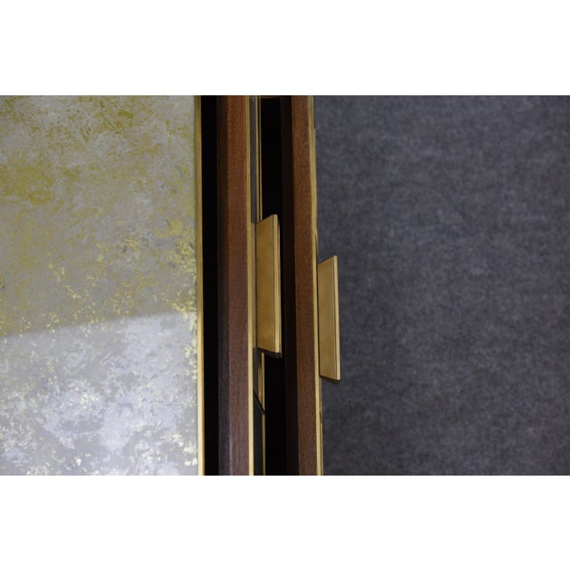 Bedside Tables in Walnut and Stone-Effect Murano Glass from Justfurnituress SRL, Set of 2 For Sale - Image 15 of 18