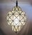 1990s Large Art Deco White Milk Chandelier, Pendant or Lantern in Dome Shape For Sale - Image 5 of 12