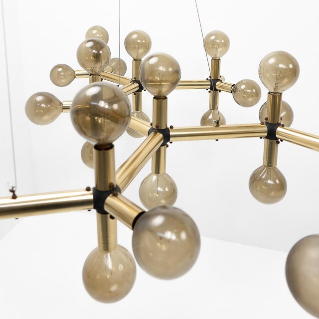 Atomic Ceiling Lamp by Haussmann for Swisslamps International, 1960s For Sale - Image 4 of 16