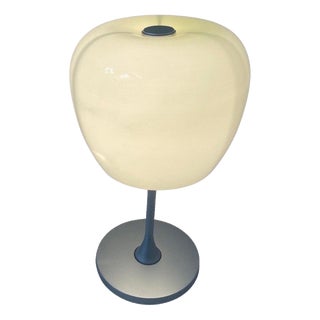 Althorn Table Lamp with Glass Top and Gray Metal Base from Ikea For Sale