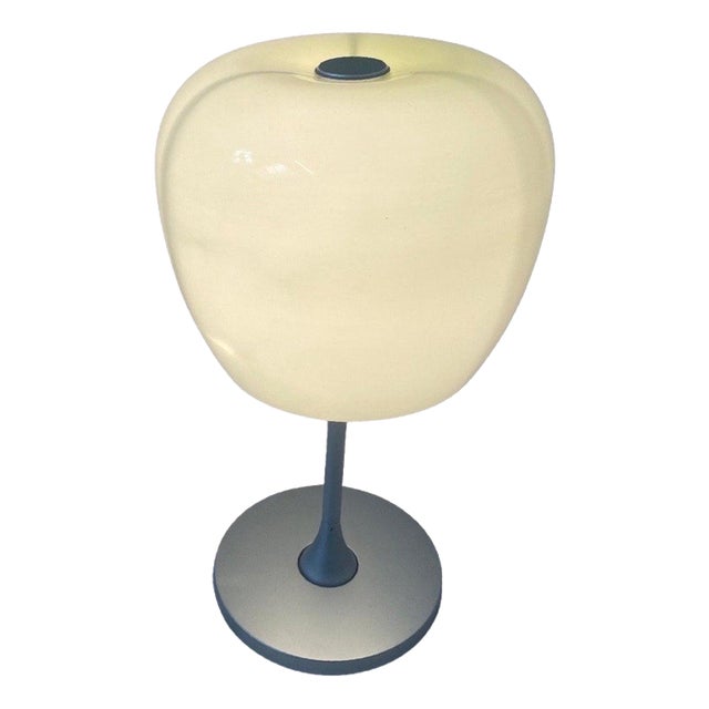 Althorn Table Lamp with Glass Top and Gray Metal Base from Ikea For Sale
