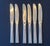 Metal 1940s-50s Mid-Century Modern Pan Am Tray Setup’ Stainless Knives- Set of 6 For Sale - Image 7 of 7