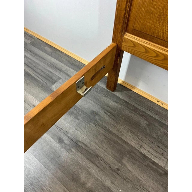 Vintage Louis XV French Oak Double Bed For Sale - Image 8 of 12