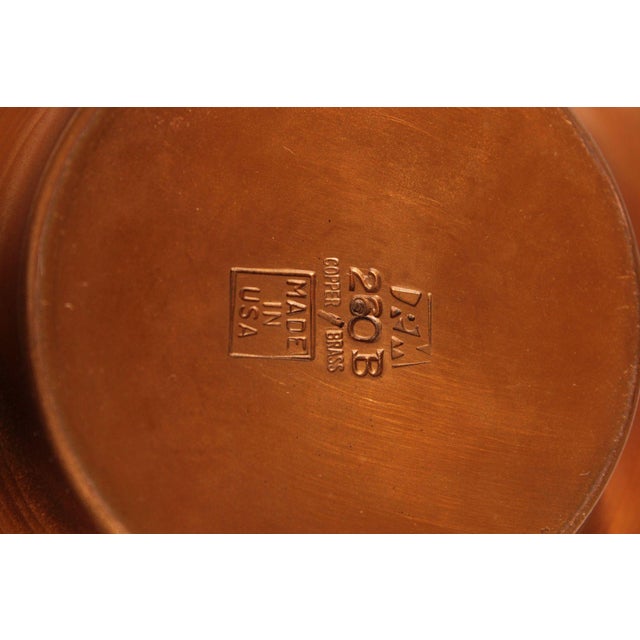 Thomas Roy Markusen Studio Copper And Brass Decorative Bowl For Sale - Image 12 of 12