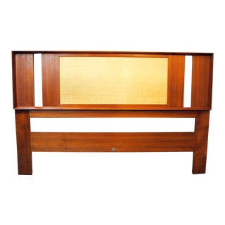 Danish Modern Teak Queen Headboard For Sale