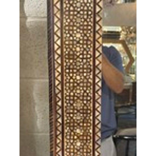 The Vintage Middle Eastern Mother of Pearl Inlaid Mirrors are a unique and elegant addition to any home decor. Crafted...