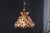 Mid-Century Modern Mid Century Modern Chunk Polychrome Jewel & Gilt Frame Hanging Light For Sale - Image 3 of 8