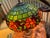 Glass Early 20th Century Duffner and Kimberly Acorn Stained Glass Table Lamp For Sale - Image 7 of 12