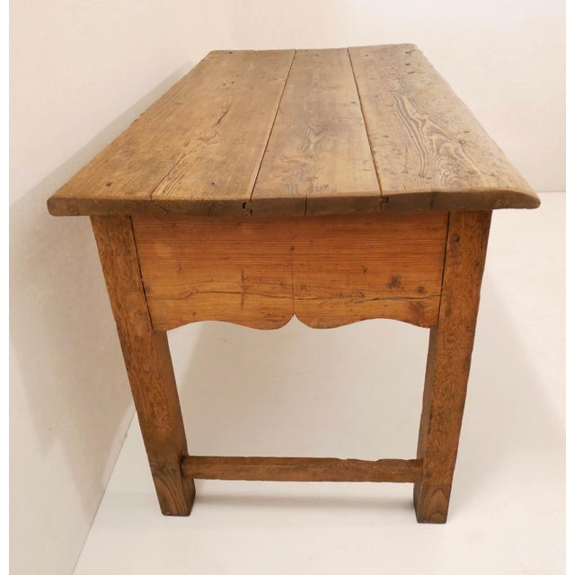 Rustic Console Table in Mixed Woods, Italy, 1800s For Sale - Image 5 of 9