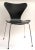 Model 3107 Black Chair by Arne Jacobsen for Fritz Hansen, 1960s For Sale - Image 10 of 10