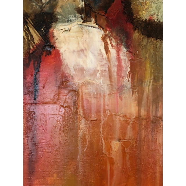 Abstract Oil Painting Signed K Hillman Chairish