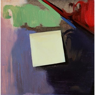 Remember Time in Church by Felicia Forte | Oil Painting of abstract shapes and colors For Sale