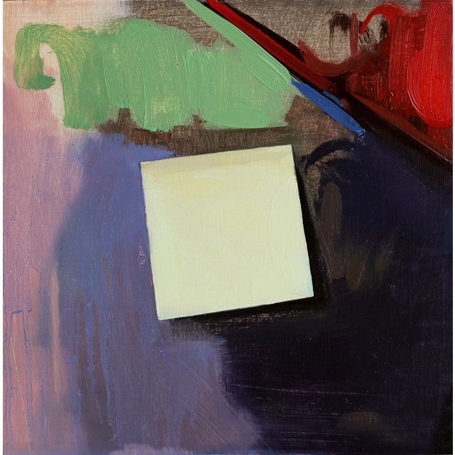 Remember Time in Church by Felicia Forte | Oil Painting of abstract shapes and colors For Sale